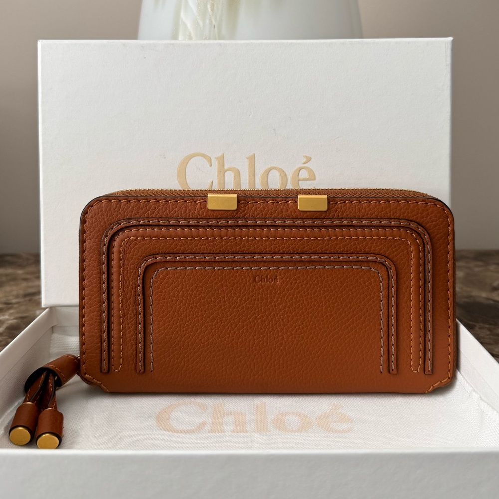 CHLOE Marcie Leather Zip Wallet